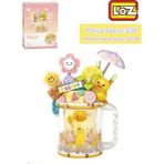 Dinç Store 44 LZ-4204 Loz Sarı Ördek Dondurma Kupası 236 Parça Block Oyuncak - 1