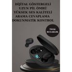 Dinç Store 44 Nabız Ölçer Hediye Bileklikli Akıllı Saat ve Dijital Göstergeli Bluetooth Kulaklık Çoklu Şa - 35 - 48 mm - 1 - 01P-Pembe