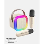 Dinç Store 44 Taşınabilir Karaoke Hoparlör Bluetooth 5.0 ve Çift Mikrofonlu - 1