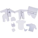 Dinemis Baby Marin 10'lu Hastane Çıkış Seti 4009 - Lacivert - 0 - 3 Ay