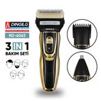 Dingilg Rd-6360 Altın Sarısı Şarjlı 3'ü 1 Arada Saç Sakal Burun Tıraş Makinesi altin