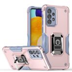 Dinglijia Google Pixel 7 için Tasarlanmış Kılıf Döner Ayaklık, Düşme Test Edilmiş Kamera Kapağı Lens Koruması Google Pixel 7 JQZH için Shiled Telefon Kılıfı Pembe Altın