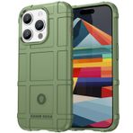 Dinglijia iPhone 15 Pro için İnce Tasarımlı Kılıf, Askeri Sınıf Darbeye Karşı Koruma, Düşme Test Edilmiş Kapak ve Kamera Lensi Koruması iPhone 15 Pro için Shiled Telefon Kılıfı, HD Yeşil