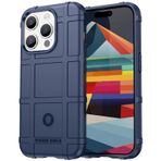Dinglijia iPhone 15 Pro Max için İnce Tasarımlı Kılıf, Askeri Sınıf Darbeye Karşı Koruma, Düşme Test Edilmiş Kapak ve Kamera Lensi Koruması iPhone 15 Pro Max için Shiled Telefon Kılıfı, HD Mavi