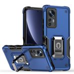 Dinglijia Xiaomi 12 Kılıf 12S için Tasarlanmış Kılıf Döner Ayak Dayanağı, Düşme Test Edilmiş Kamera Kapağı Lens Koruma Dökülmüş Telefon Kılıfı Xiaomi 12 JQZH Mavi