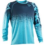Dinint Erkek dağ bisikleti forması, uzun kollu tişört, bisiklet forması, nefes alan bisiklet jarsesi, hızlı kuruyan bisiklet sporu kıyafeti, antibakteriyel MTB triko tişört, Vault Jersey