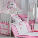 DinoBoo Gıraffe Pink 70x130 Bebek Uyku Seti