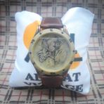 Dinosaurs Collection Limited Edition Koleksiyon Vintage Unisex Kol Saati - Yeşil
