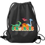 Dinosours Okul | Spor Sırt Çantası- Dayanıklı ve Şık 45X38 cm - Siyah