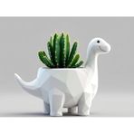 Dinozor Figürlü Dekoratif Saksı - Estetik Sukulent ve Kaktüs Çiçekliği, Minimalist Dino Planter, Çocuk Odası Modern Dino Planter – Perfect for Flowers