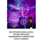 Dinozor Speaker Renk Değiştirme Projeksiyon Modu Bluetooth Hoparlör Gece Lambası P202553s307