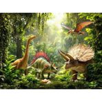 Dinozorlar Ormanında Macera: Yeşilin Büyüsü Arka Plan - 200X150CM, Stüdyo Fonu