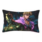 Dio Brando Standart Yastık Kılıfları 40 * 60 cm Anime Baskılı Ön ve Arka Ters Çevrilebilir Kırlent Kılıfı Araba dekorasyonuna uygulanır Ev Kanepe Yatak Örtüsü
