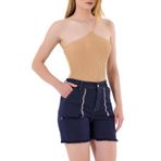 Dione MOM FIT YIRTMAÇ CEP DETAYLI JEAN ŞORT (mavi, s)