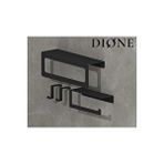 Dione Store , Metal Havluluk Arkası Askılı Ve Tuvalet Kağıdı Tutucu - Kapı Askılığı Set 3 Lü