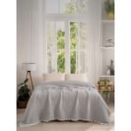 Dionisos Home Tekstil Dionisos Müslin Yorgan %100 Pamuk 9 Kat Müslin Yatak Örtüsü 220X240 - Gri - Antrasit - 220 x 240 cm