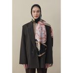 diorel BloomRing Vual İpek Şal Siyah