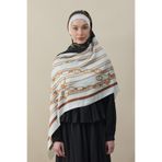 diorel Elegant Links Vual İpek Şal Siyah