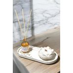 DioTe 50 ml Gold Lotus Mum ve Altlıklı Caramella Dolce Bambu Oda Kokusu