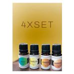 DioTe Nioli, Vanilya, Amber ve Sandal Ağacı Esansiyel Doğal Buhurdanlık Yağı Difüzör Esansı 4 x (10 ml)