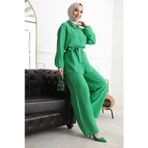Dip Moda kadın ayrobin tunik pantolon alt üst takım SMS041