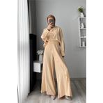 Dip Moda kadın tunik pantolon ikili tesettür takım NMS052