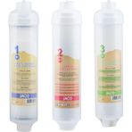 Diperla Kapalı Kasa 12 Inch Su Arıtma Cihazı Jaco Inline Filtre Seti - 3lü Set