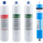 Diperla Zamanyolu Su Arıtma Cihazları Ile Tam Uyumlu Su Arıtma Cihazı Inline Filtre Seti Membranlı 4lü Set