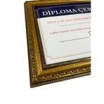 Diploma Çerçevesi Gold Renk - Hakiki Camlı Ürün - 25x35,2 Boyut