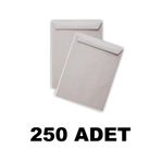 Diplomat 250 Adet (1 Koli) Silikonlu 90 gr 26X35 cm Torba Zarf Kraft