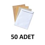 Diplomat 50 Adet Silikonlu 110 gr 24X32 cm Torba Zarf Beyaz