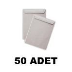 Diplomat 50 Adet Silikonlu 90 gr 24X32 cm Torba Zarf Kraft