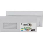Diplomat Zarf Pencereli 10.5X24 cm Beyaz 90 gr Silikonlu 25'li 1 Paket Artlantis 105*240 mm Para Zarfı Beyaz 25 Li 1 Paket - 17x25 - Kraft - standart