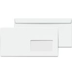 Diplomat Zarf Pencereli 105 x 240 mm Beyaz - 20 Adet