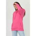 Dipmoda Kadın Kapüşonlu Kanguru Cepli Üç İplik Sweatshirt Fvr002