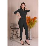 Dipmoda Kadın Kemerli Yeni Sezon Tulum Dks008