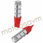 DİPSİZ 13 LED'Lİ AMPUL KIRMIZI - MOD-10 ---- adet