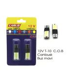Dipsiz Ampul 12V T-10 C.o.b Canbus Buz Mavi