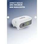 Direct Nexus Şarj Edilebilir Mini Nebulizatör Hafif ve Dayanıklı Kompresörlü Tasarım