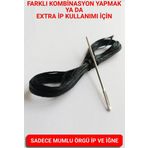 Direksiyon Kılıfı Dikmek İçin Extra Mumlu İp-İğne 3 Metre Siyah