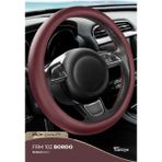 Direksiyon Kılıfı Poşetli Geçme 38CM Noktalı Bordo F102 Pınuk Saksesuar