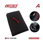 Direksiyon Kılııf İğneli Delüx Siyah Kırmızı Dikişli 38 cm