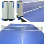 Direkstoktan Ayarlanabilir Yaylı File, Taşınabilir Masa Tenisi Filesi – Her Masaya Uyumlu, Mekanizmalı Masa Tenisi Fileli