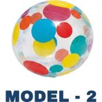 Direkstoktan 🌟 Şeffaf Desenli Plaj ve Deniz Topu Seti (61 Cm) - Yazın Eğlencesi! 🌟61 cm Designer Beach Ball Bestway 31001 - MODEL 2