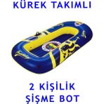 Direkstoktan Şişme Deniz Botu Lisanslı Taraftar Bot Fenerbahçe 2 Kişilik 190 x 144 cm / Kürek Takımıyla Birlikte
