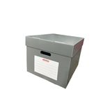 Dirilim Plastik Arşiv Kutusu 41x35x30H geniş 5 klasör kapasiteli gri renkli oluklu plastik arşiv ve taşıma kutusu sağlan ve suya dayanıklı corrugated plastic sheets (gri)
