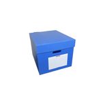 Dirilim Plastik Arşiv Kutusu 41x35x30H geniş 5 klasör kapasiteli Mavi renkli oluklu plastik arşiv ve taşıma kutusu sağlam ve suya dayanıklı corrugated plastic sheets ofis kutusu office box (10)