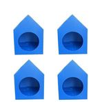 Dirilim Plastik, PLASTİK KEDİ EVİ, AVANTAJLI 4LÜ SET, KATLANIR, HAFİF, EKONOMİK, SUYA DAYANIKLI, SOKAK HAYVANLARI VE KEDİLER İÇİN