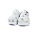 Diş Desenli Kapalı Airmax Terlik (40, Beyaz, measurement_5_point_5_centimeters)