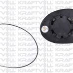 Dıs Dıkız Ayna Camı Elektrıklı Isıtmalı Convex Camlı Sag Clıo Symbol 08--13 - Kraftvoll 09080125